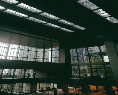 Modern office interior in Jakarta with good natural lighting